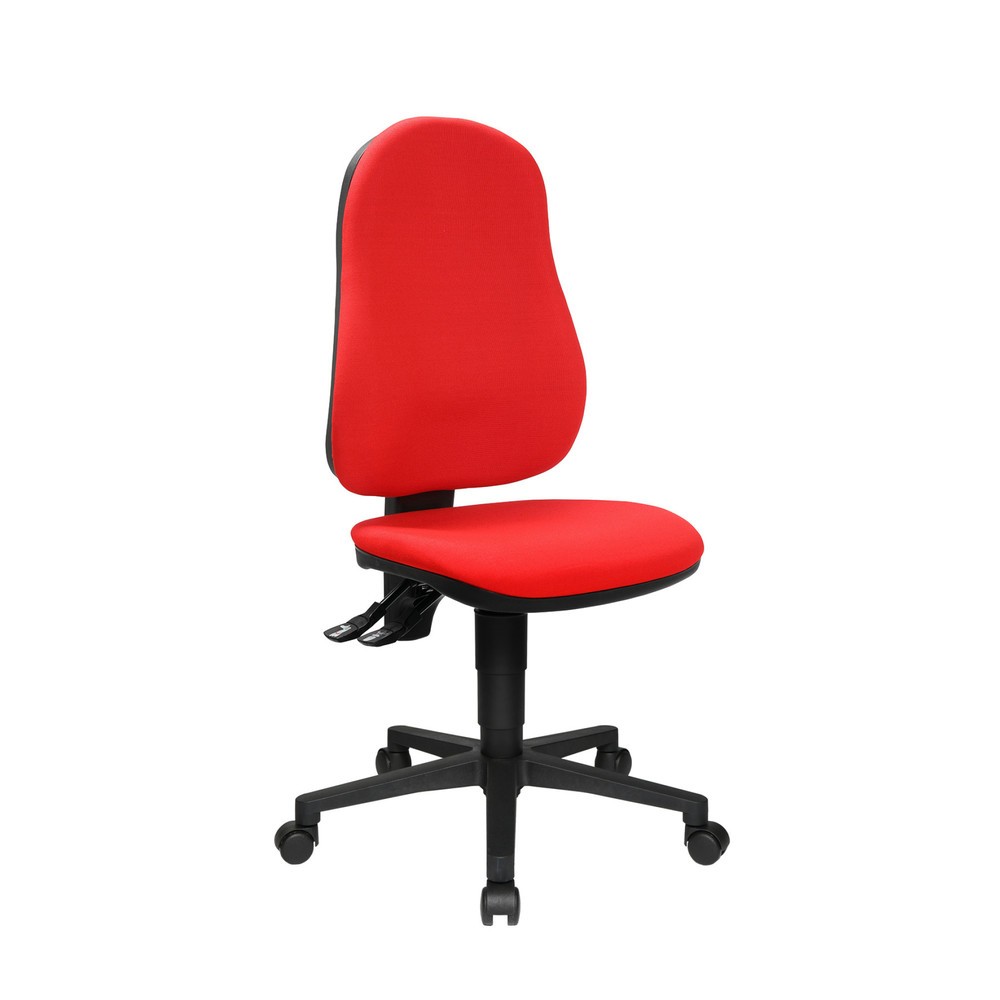 Produktabbildung Nr. 2: Topstar® Bürodrehstuhl Point 60, Muldensitz, rot