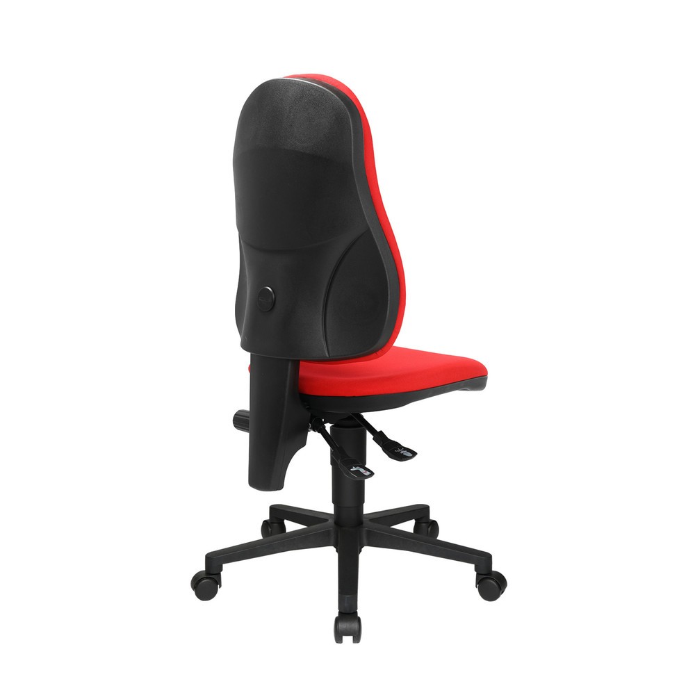 Produktabbildung Nr. 4: Topstar® Bürodrehstuhl Point 60, Muldensitz, rot