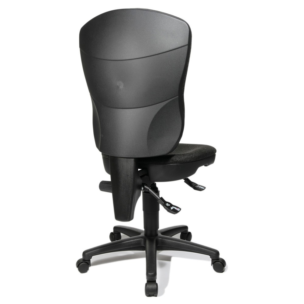 Produktabbildung Nr. 4: Topstar® Bürodrehstuhl Point 80, grosse Rückenlehne, Muldensitz, anthrazitgrau