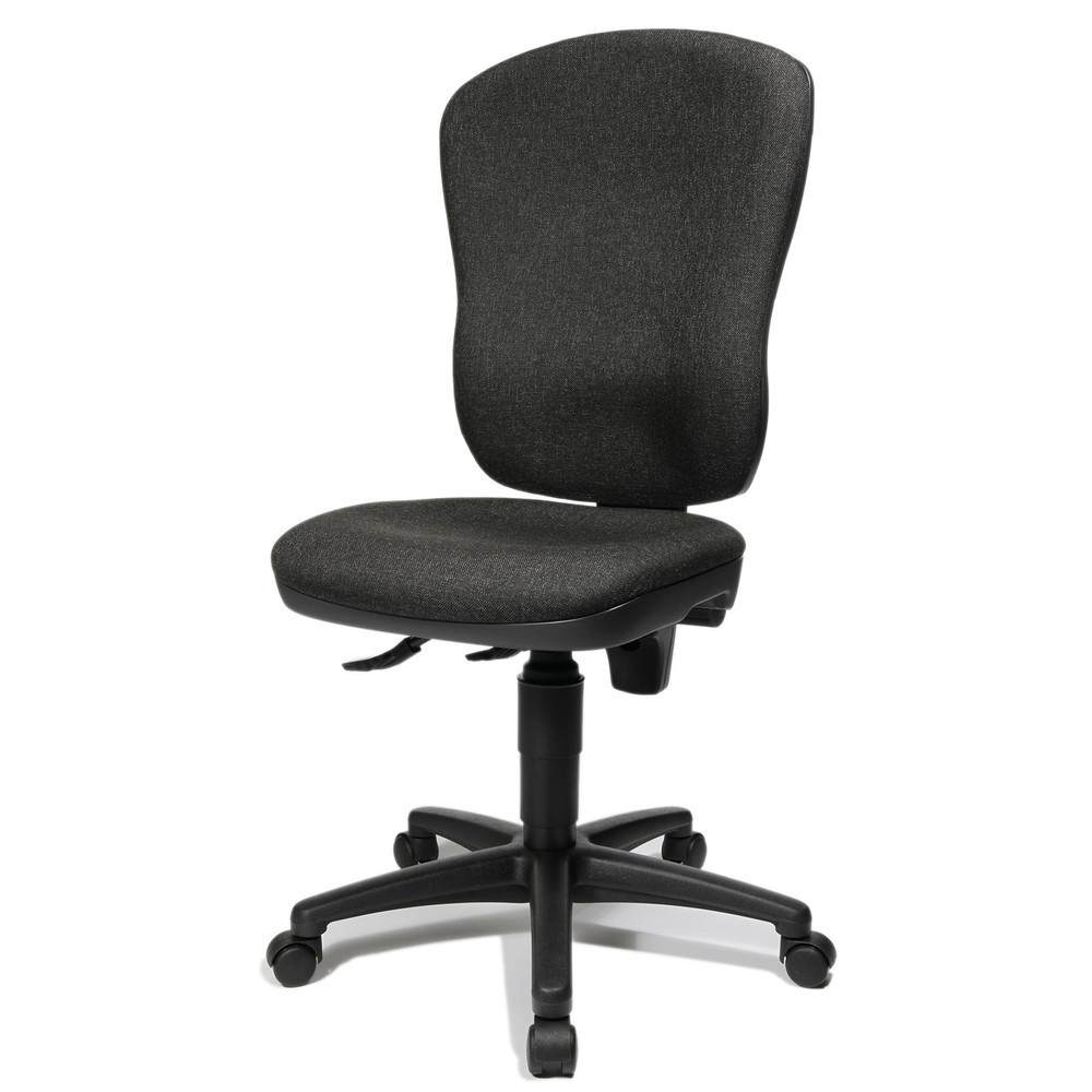 Produktabbildung Nr. 5: Topstar® Bürodrehstuhl Point 80, grosse Rückenlehne, Muldensitz, anthrazitgrau