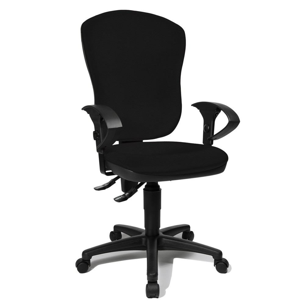 Produktabbildung Nr. 2: Topstar® Bürodrehstuhl Point 80, grosse Rückenlehne, Muldensitz, schwarz