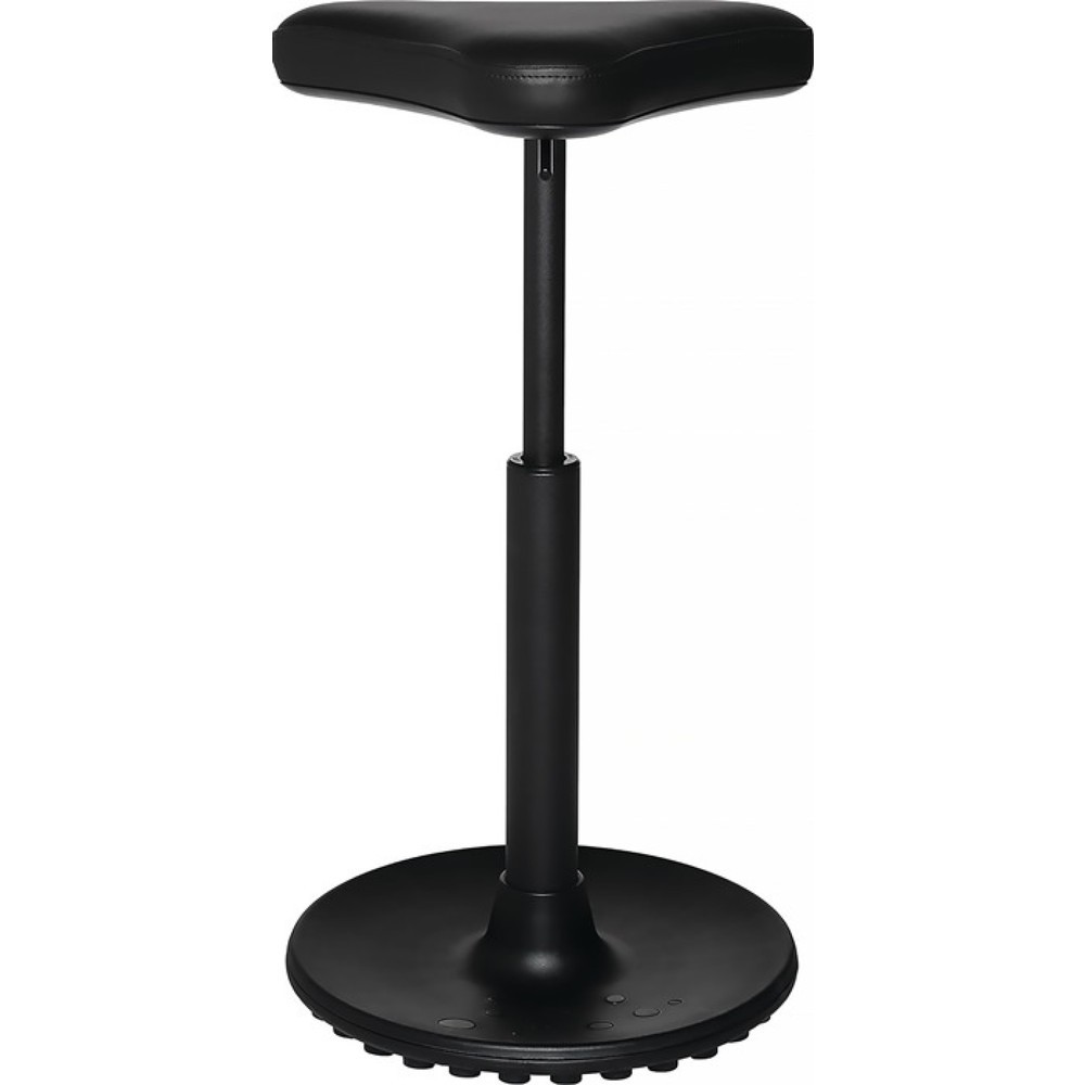 Illustration du produit: Assis-debout Topstar®, hauteur d'assise réglable 570-770 mm, similicuir, tube d'acier noir