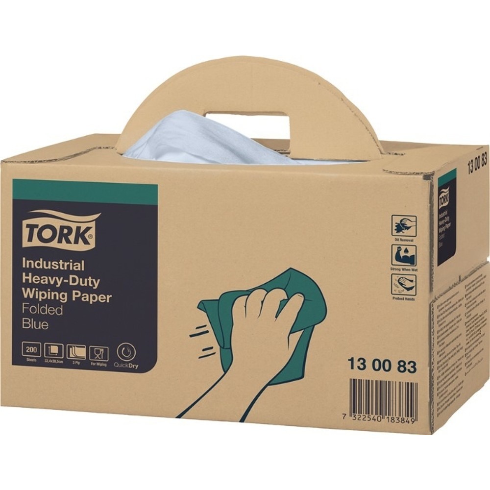 Illustration du produit: TORK® Putztuch TORK® 130083 L324xB385ca.mm blau