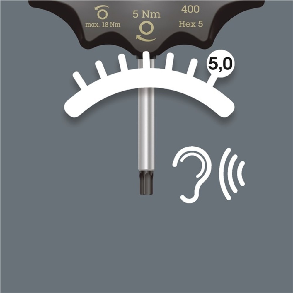 Produktabbildung Nr. 3: Tournevis dynamométrique 400 TX TX 20 4 Nm réglage fixe WERA