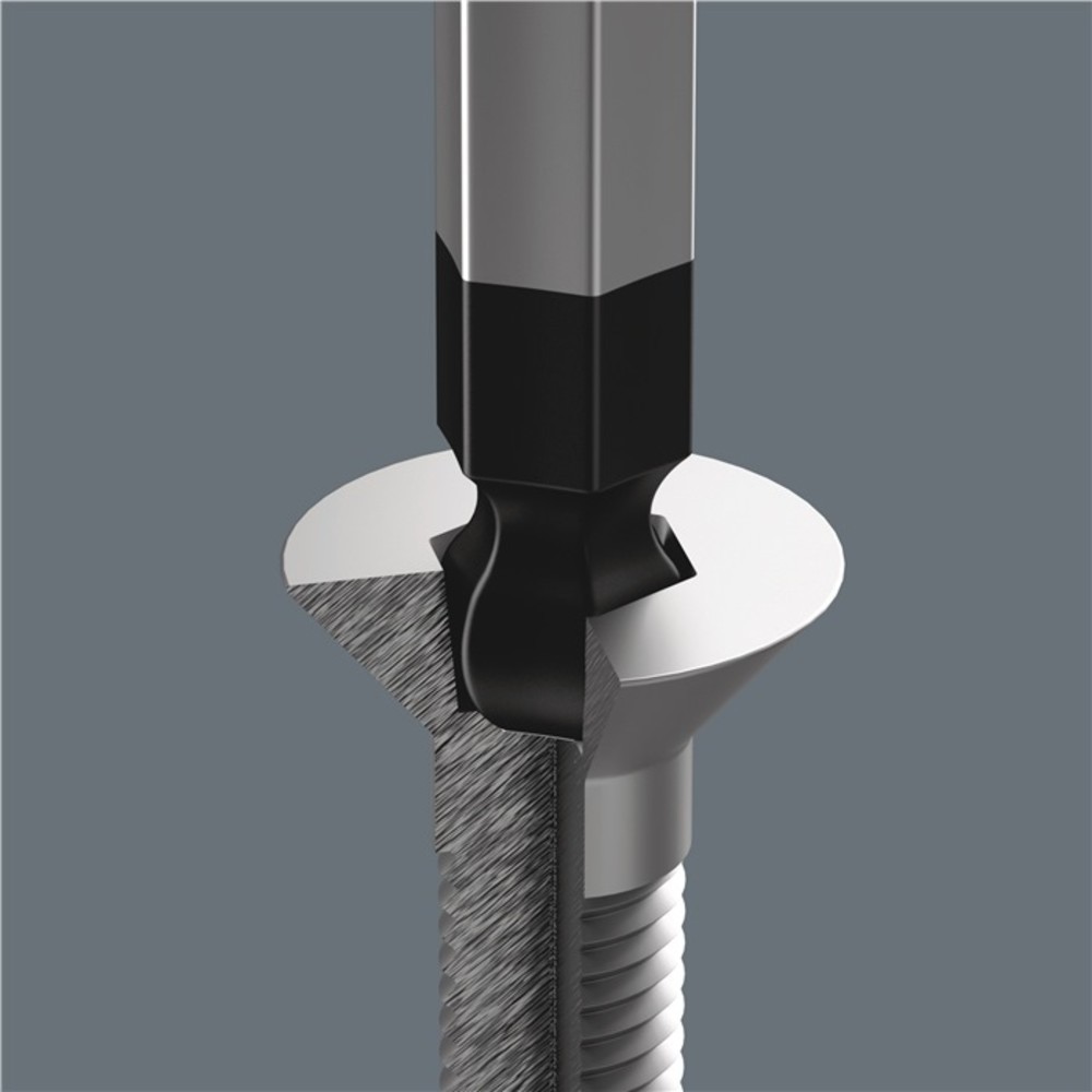 Produktabbildung Nr. 2: Tournevis 352 taille 2,5 mm longueur des lames 100 mm Poignée bicomposant WERA