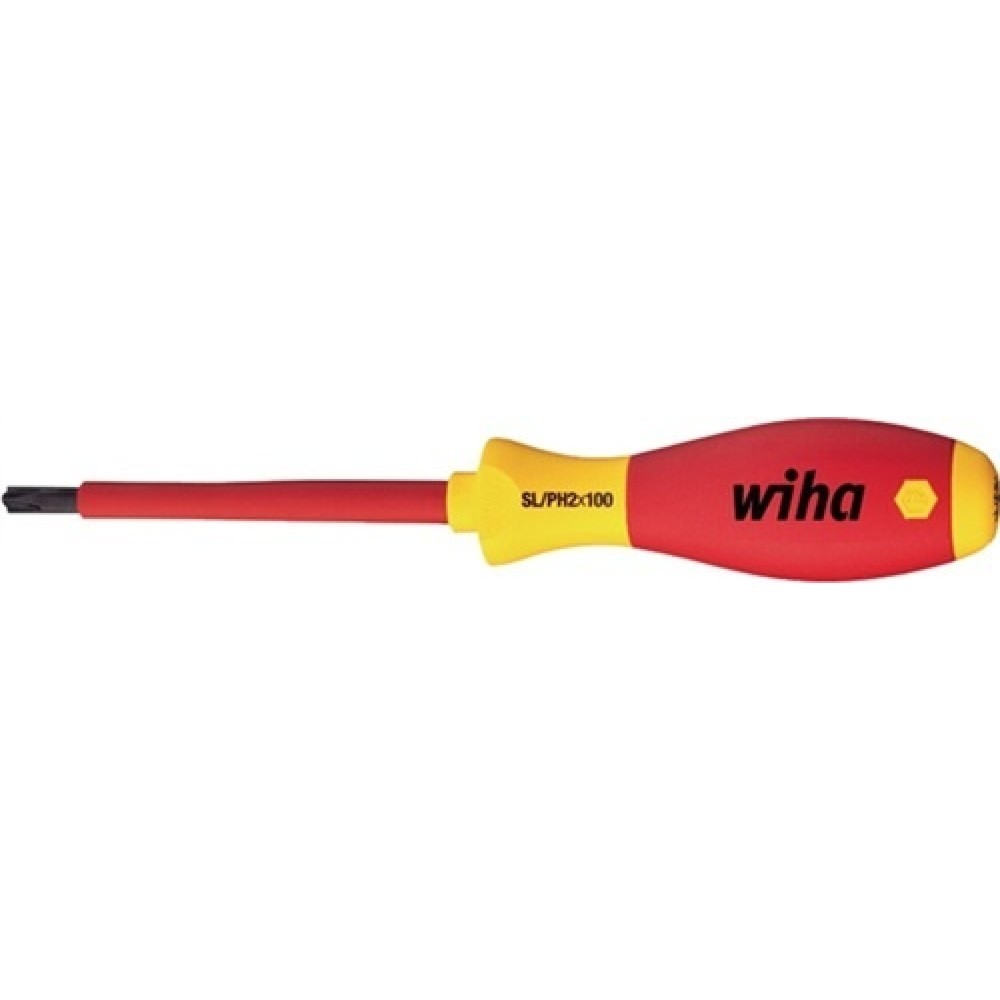 Illustration du produit: Tournevis 327 taille SL/PH 2 longueur des lames 100 mm VDE isolé WIHA