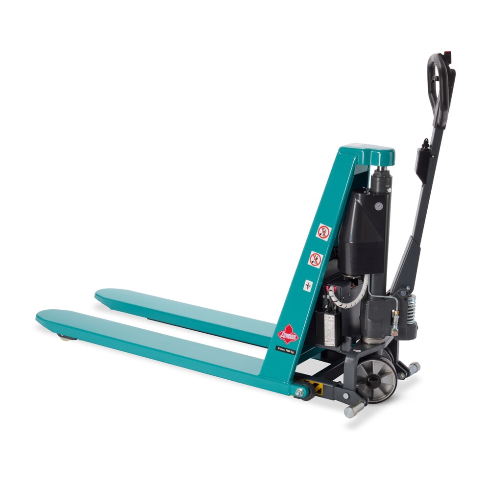 Produktabbildung Nr. 7: Transpalette à ciseaux Ameise® PTM 1.0 électrohydraulique, capacité de charge 1 000 kg, longueur des fourches 1 150 mm, polyuréthane / nylon