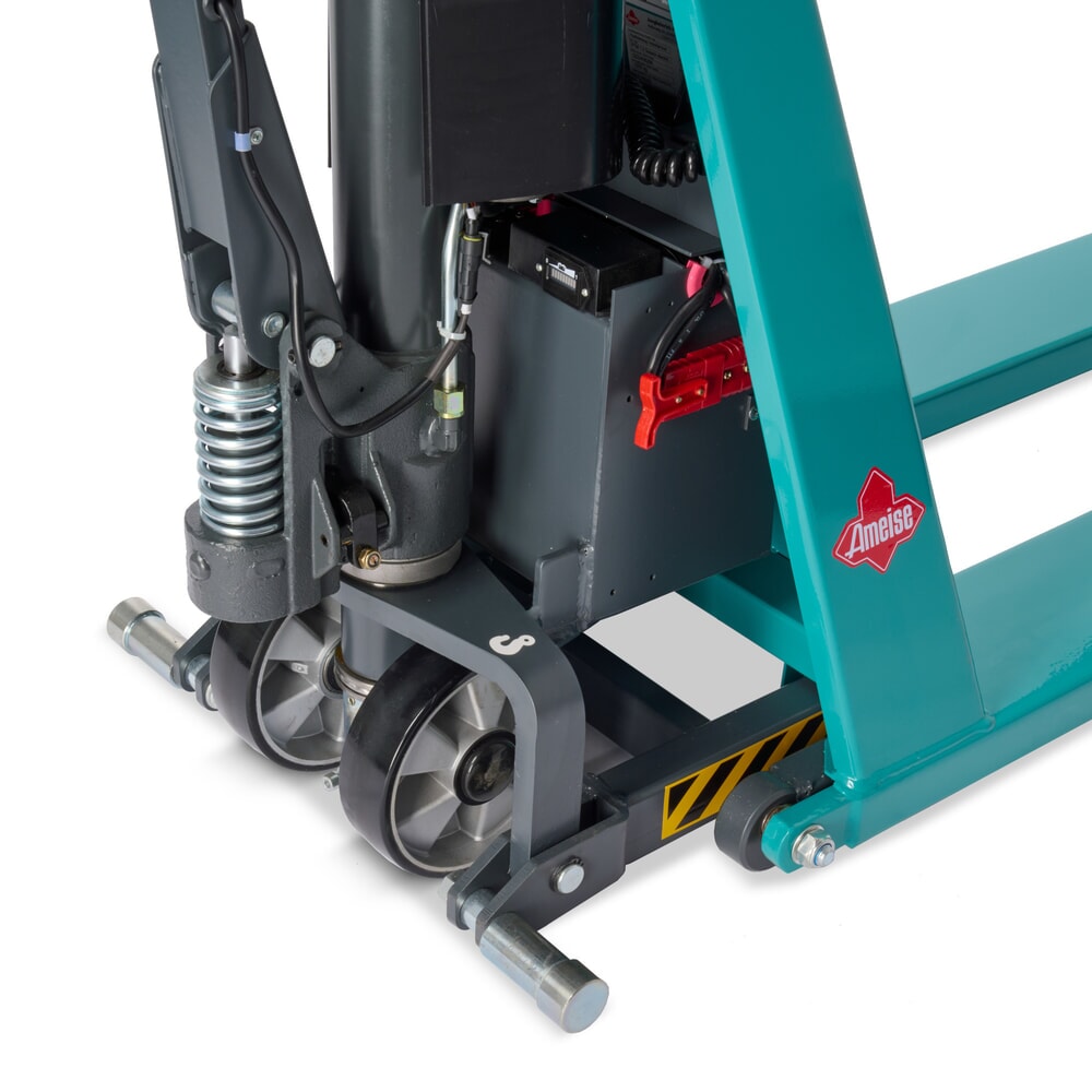 Produktabbildung Nr. 13: Transpalette à ciseaux Ameise® PTM 1.0 électrohydraulique, capacité de charge 1 000 kg, longueur des fourches 1 150 mm, polyuréthane / nylon