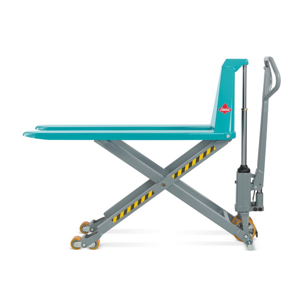 Produktabbildung Nr. 3: Transpalette à ciseaux Ameise® PTM 1.0 avec levée rapide, capacité de charge 1 000 kg, longueur des fourches 2 000 mm, polyuréthane