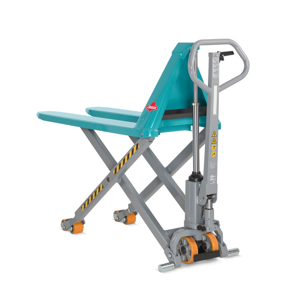 Produktabbildung Nr. 4: Transpalette à ciseaux Ameise® PTM 1.0 avec levée rapide, capacité de charge 1 000 kg, longueur des fourches 2 000 mm, polyuréthane