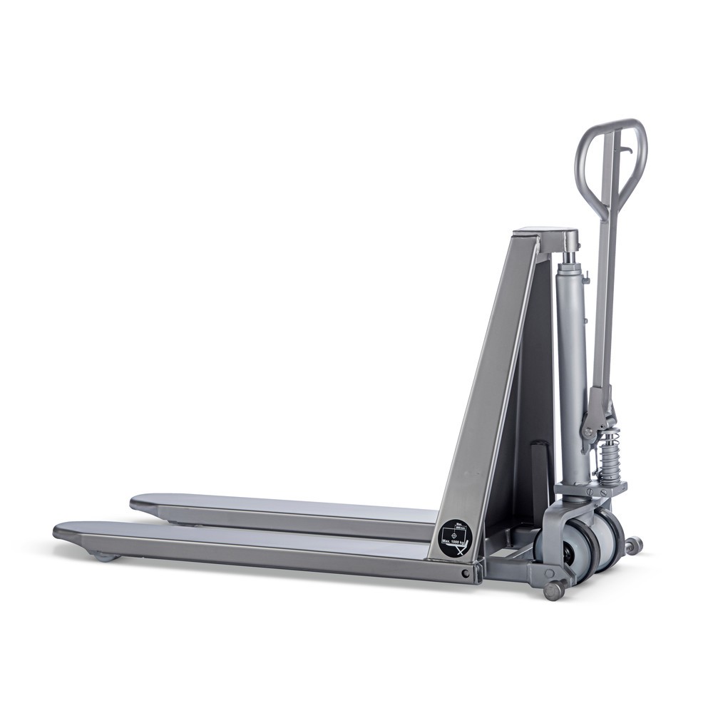 Produktabbildung Nr. 7: Transpalette à ciseaux en acier inoxydable INOX avec levée rapide, longueur des fourches 1 200 mm, nylon