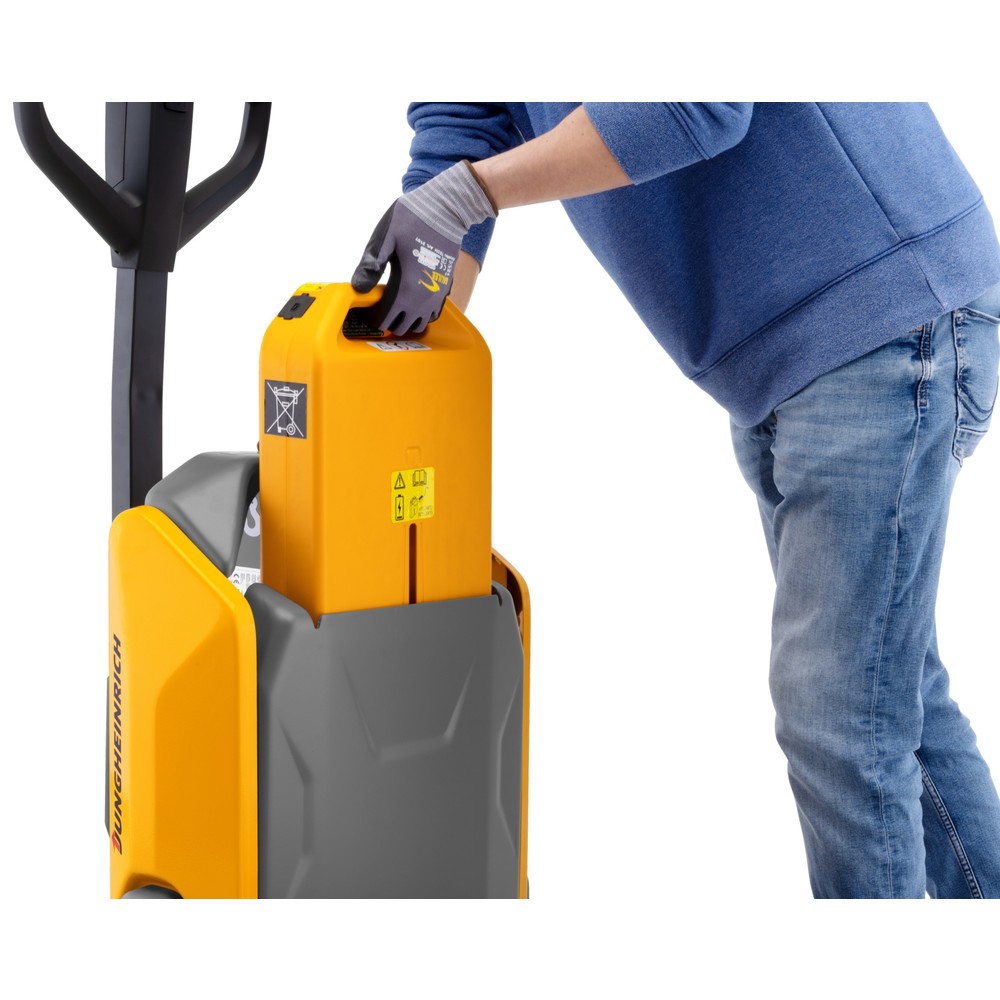 N° de l'image du produit 4 : Jungheinrich Transpalette électrique AME 15 - lithium-ion, capacité de charge 1 500 kg, longueur des fourches 1 150 mm