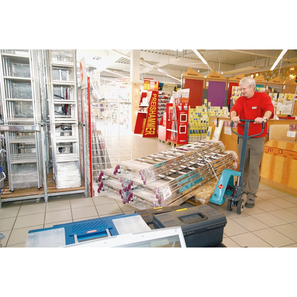Produktabbildung Nr. 14: Transpalette manuel 4 voies Ameise® PTM 2.5 Cross, capacité de charge 2 500 kg / 1 500 kg, longueur des fourches 1 150 mm, polyuréthane