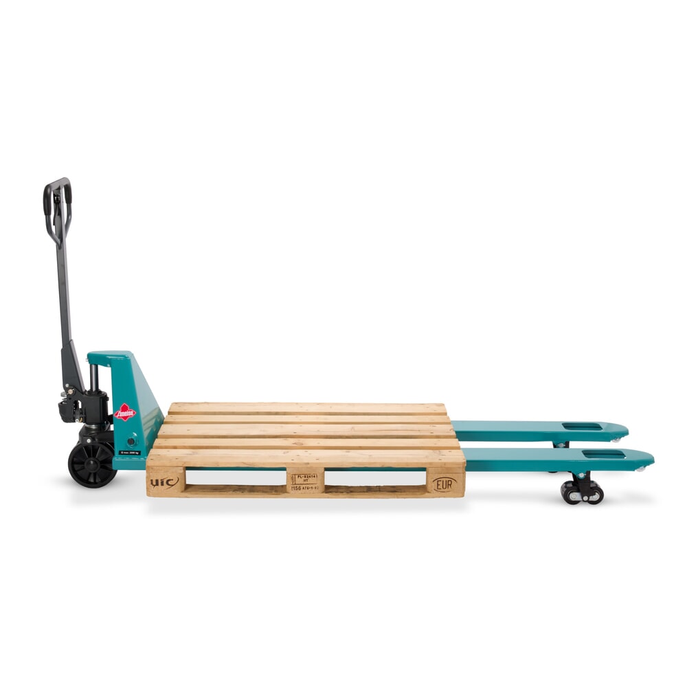 Produktabbildung Nr. 10: Transpalette manuel Ameise® PTM 2.0 capacité de charge 2 000 kg, longueur des fourches 2 000 mm, polyuréthane, galets tandem