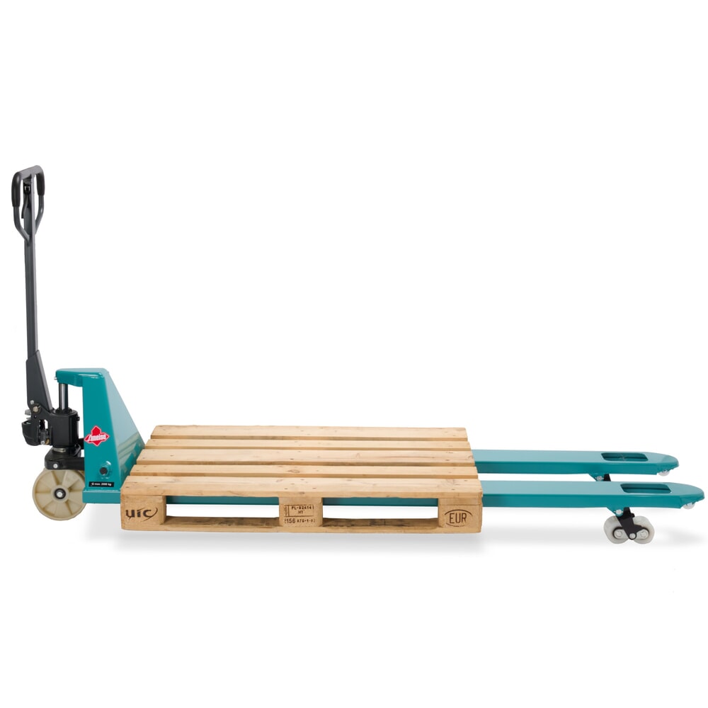 Produktabbildung Nr. 8: Transpalette manuel Ameise® PTM 2.0 capacité de charge 2 000 kg, longueur des fourches 2 000 mm, nylon, galets tandem