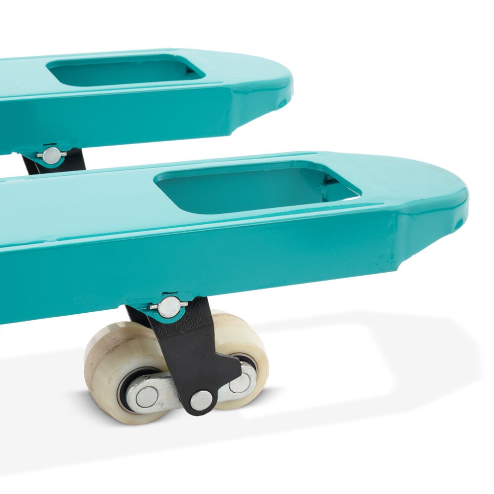 N° de l'image du produit 11 : Transpalette manuel Ameise® PTM 2.0, capacité de charge 2 000 kg, longueur de fourche 2 500 mm, nylon, galets tandem