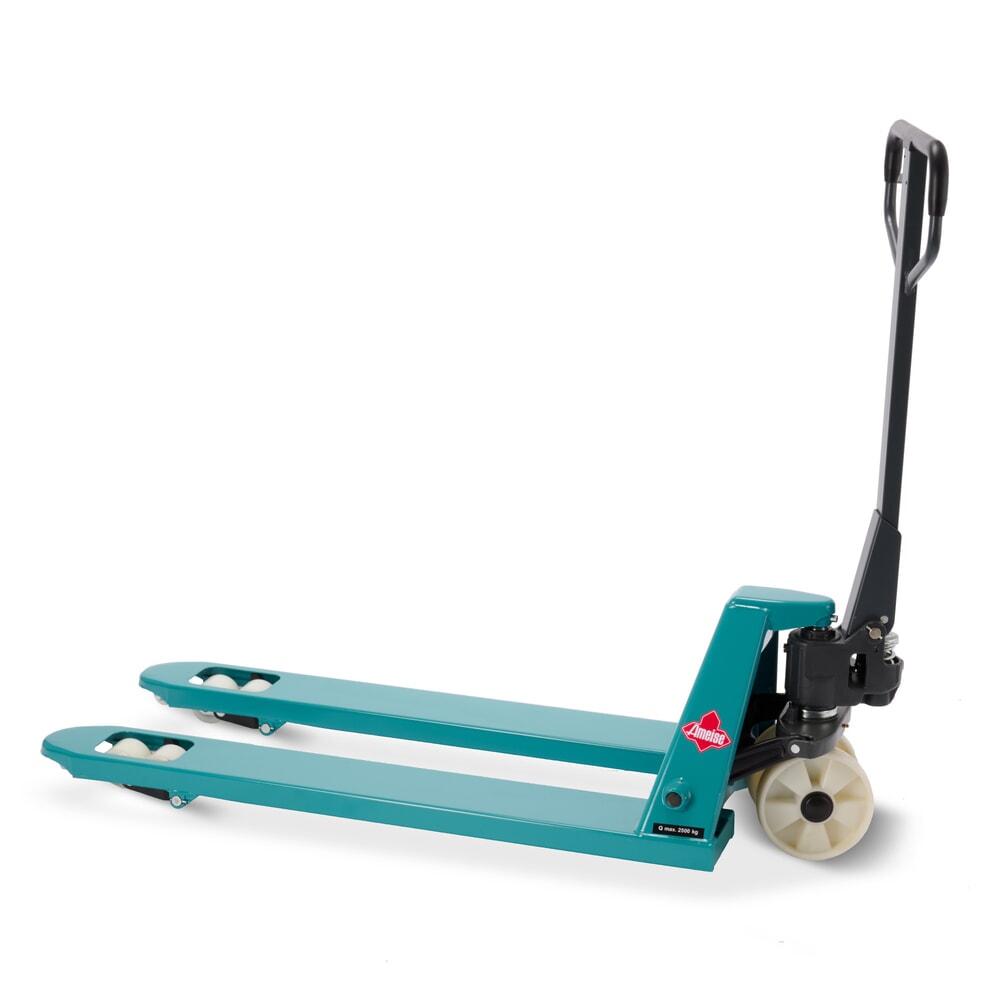 N° de l'image du produit 6 : Transpalette manuel Ameise® PTM 2.5 capacité de charge 2 500 kg, longueur des fourches 1 150 mm, nylon, galets tandem