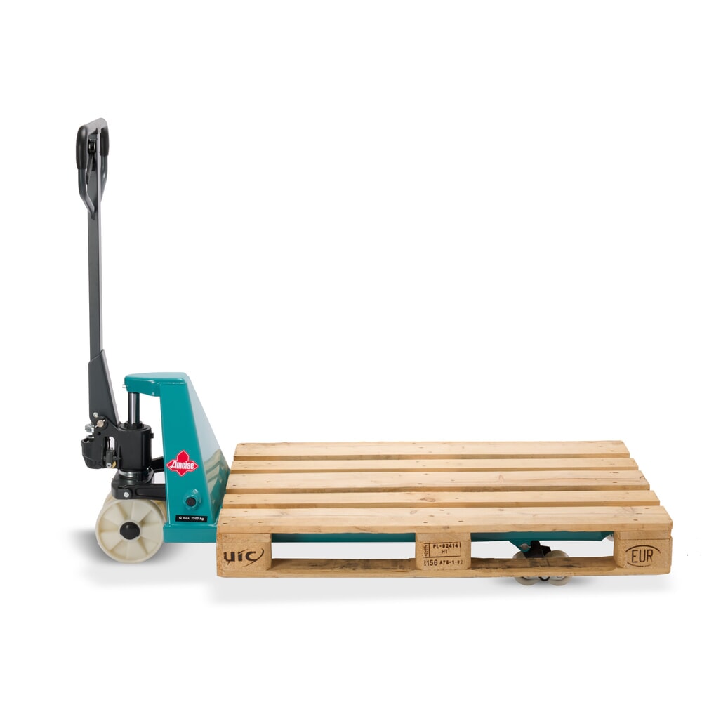 N° de l'image du produit 9 : Transpalette manuel Ameise® PTM 2.5 capacité de charge 2 500 kg, longueur des fourches 1 150 mm, nylon, galets tandem