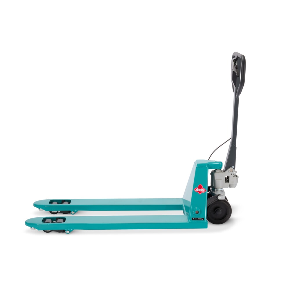 Produktabbildung Nr. 12: Transpalette manuel Ameise® PTM 2.5 avec frein à main, capacité de charge 2 500 kg, longueur des fourches 1 150 mm, caoutchouc plein / polyuréthane, galets tandem