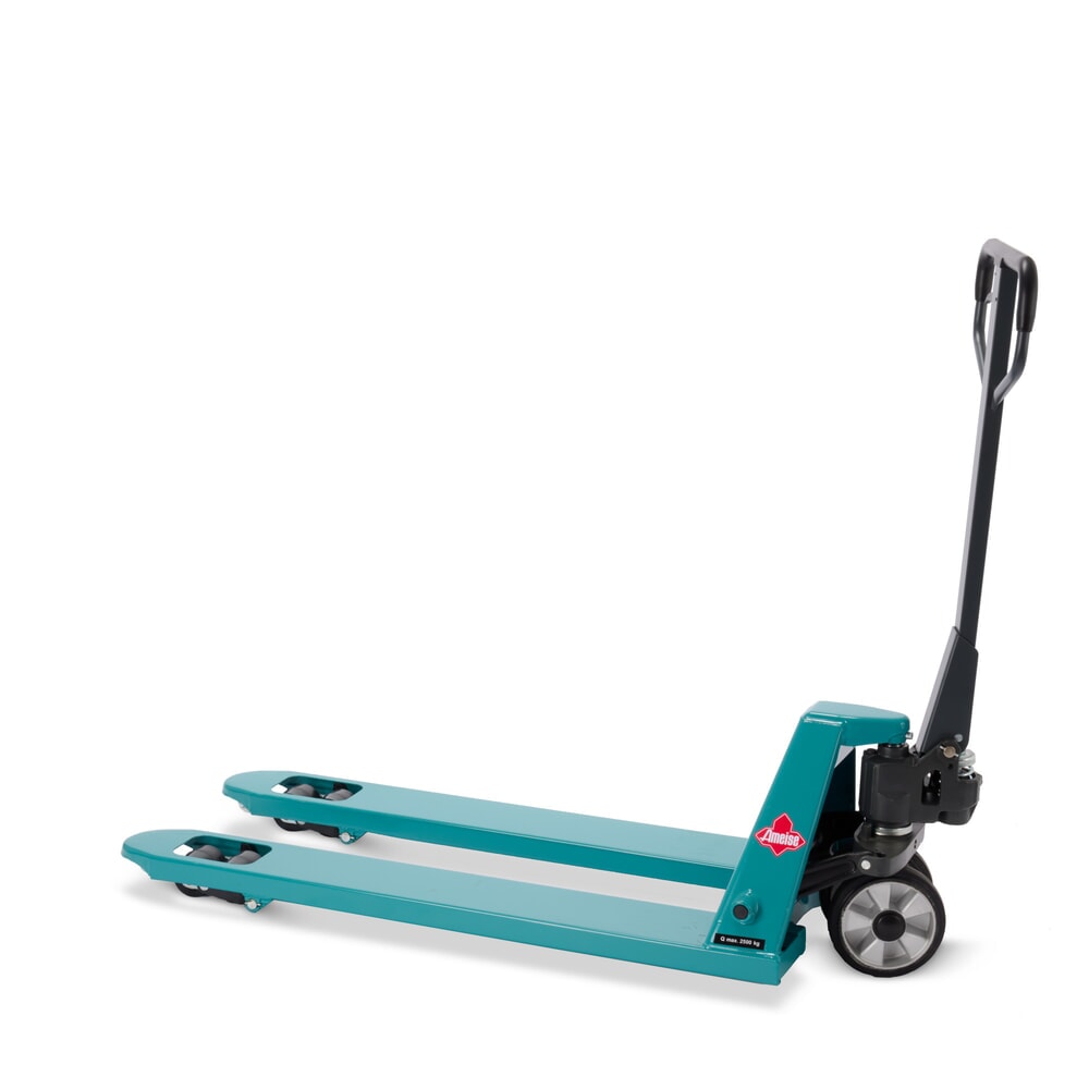 N° de l'image du produit 6 : Transpalette manuel Ameise® PTM 2.5 avec levée rapide, capacité de charge 2 500 kg, longueur des fourches 1 150 mm, caoutchouc plein / polyuréthane, galets tandem (CH)