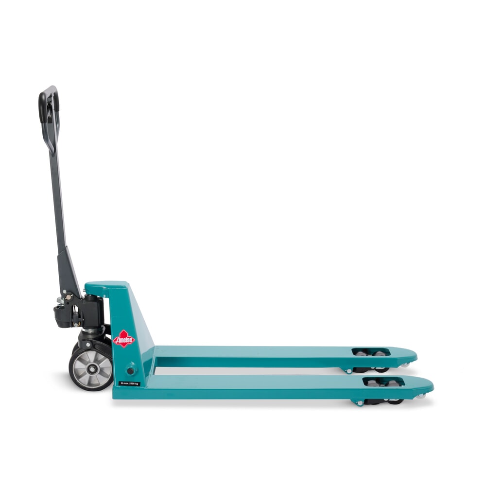N° de l'image du produit 8 : Transpalette manuel Ameise® PTM 2.5 avec levée rapide, capacité de charge 2 500 kg, longueur des fourches 1 150 mm, caoutchouc plein / polyuréthane, galets tandem (CH)