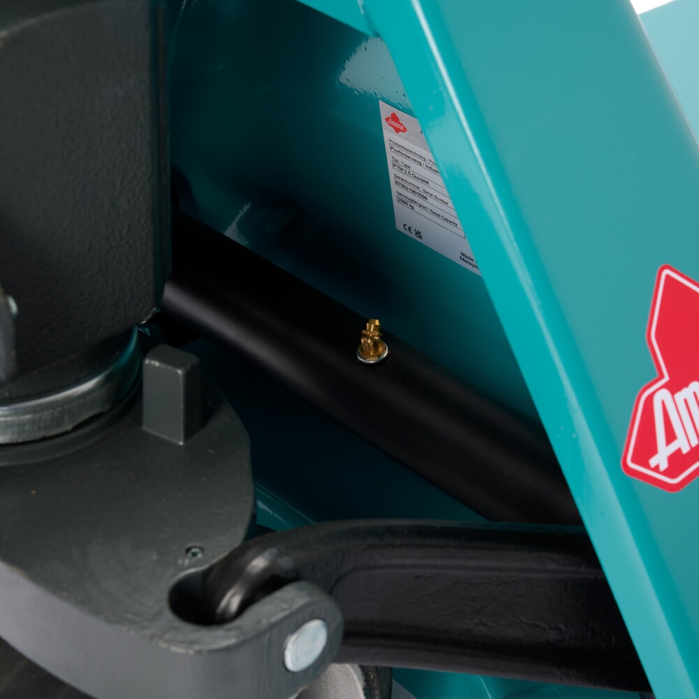 N° de l'image du produit 12 : Transpalette manuel Ameise® PTM 2.5 avec levée rapide, capacité de charge 2 500 kg, longueur des fourches 1 150 mm, caoutchouc plein / polyuréthane, galets tandem (CH)