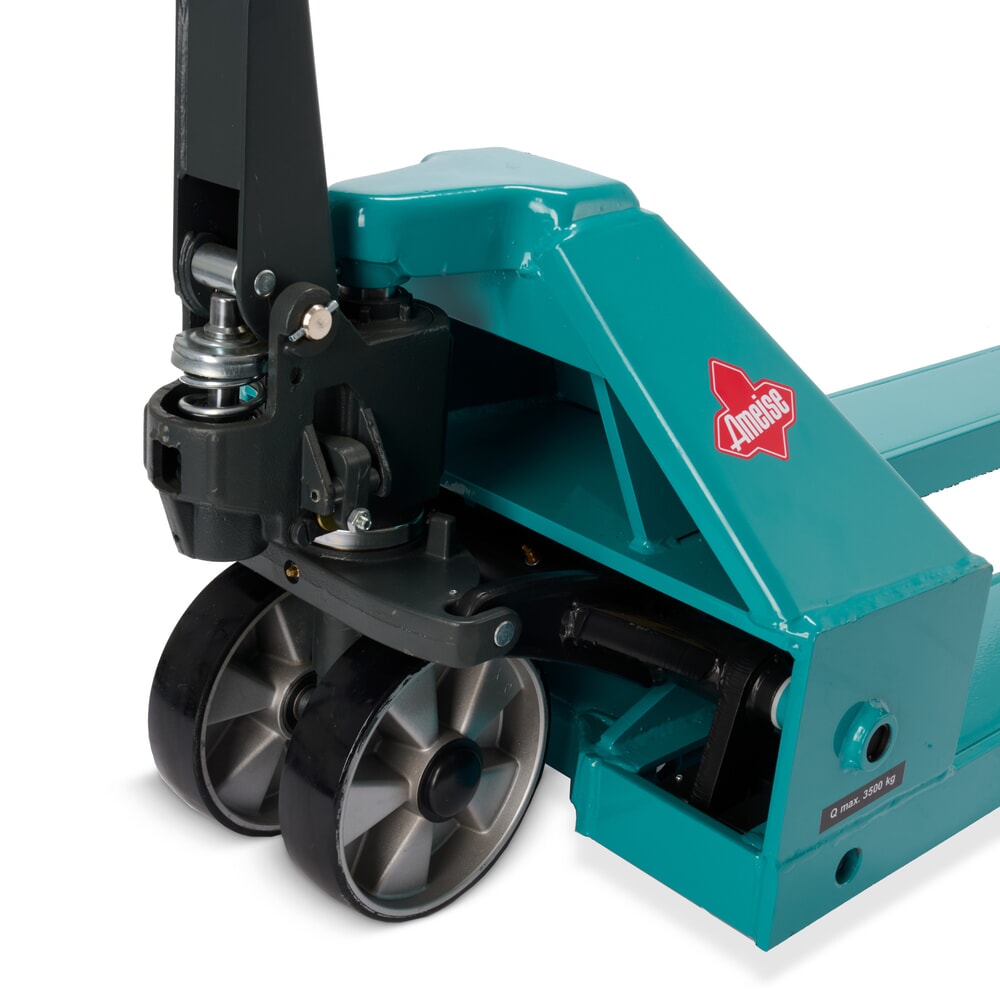 Produktabbildung Nr. 11: Transpalette manuel Ameise® PTM 3.5 capacité de charge 3 500 kg, longueur des fourches 1 800 mm, polyuréthane, galets tandem
