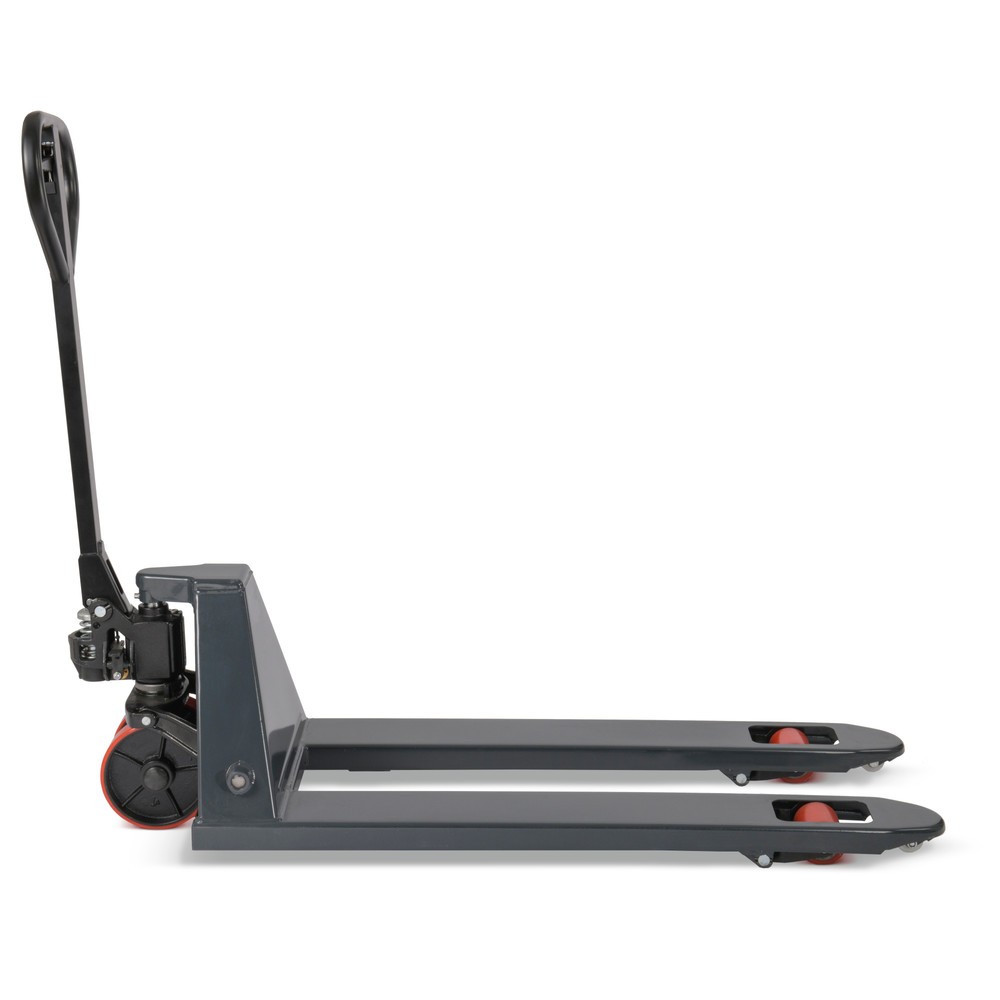 Produktabbildung Nr. 2: Transpalette manuel, capacité de charge 2 500 kg, longueur de fourche 1 150 mm, polyuréthane, galets simples
