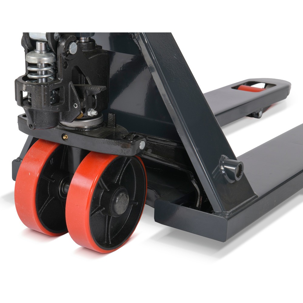 Produktabbildung Nr. 3: Transpalette manuel, capacité de charge 2 500 kg, longueur de fourche 1 150 mm, polyuréthane, galets simples