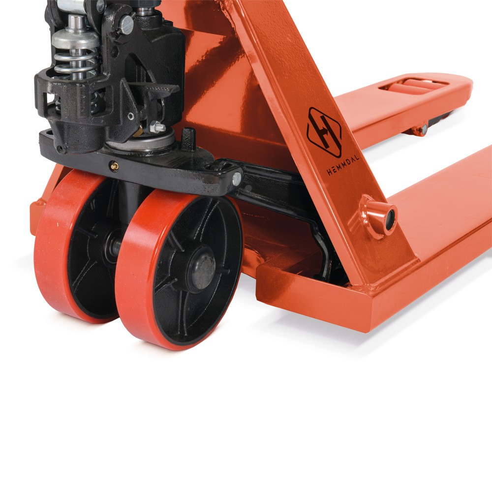 Produktabbildung Nr. 3: Transpalette manuel HEMMDAL PTM 2.5, capacité de charge 2 500 kg, longueur des fourches 1 150 mm, polyuréthane, galets tandem