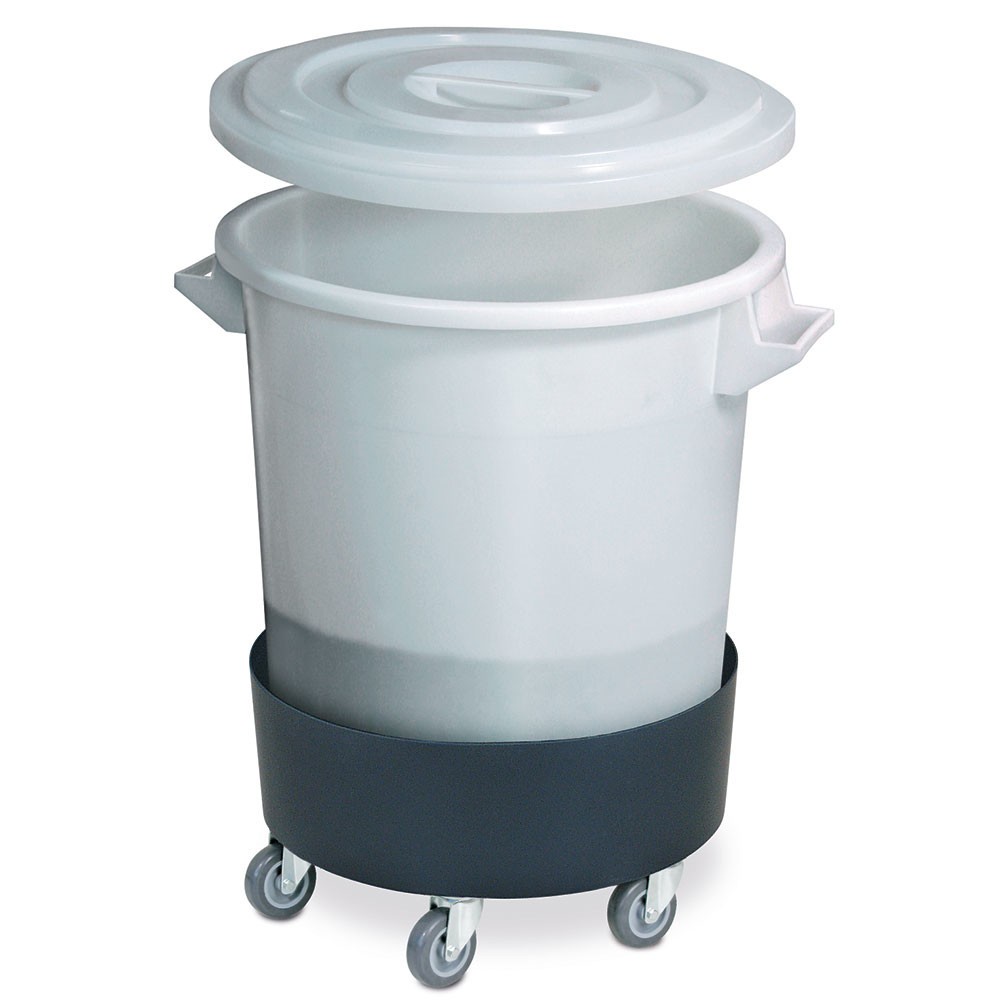Produktabbildung Nr. 2: Transportroller für Rundtonnen bis 100 Liter, TK 100 kg, ABS-Kunststoff