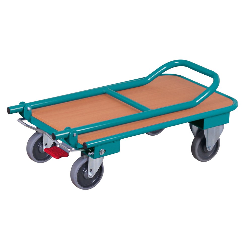 Produktabbildung Nr. 3: Transportwagen Ameise®, klappbar, TK 250 kg, Ladefläche BxT 600 x 900 mm, mit Zentralbremse