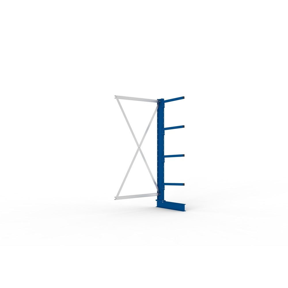 Illustration du produit: Travée auxiliaire de rayonnage cantilever META, unilatéral, capacité de charge par bras 175 kg, H x l x P 2 000 x 1 030 x 710 mm