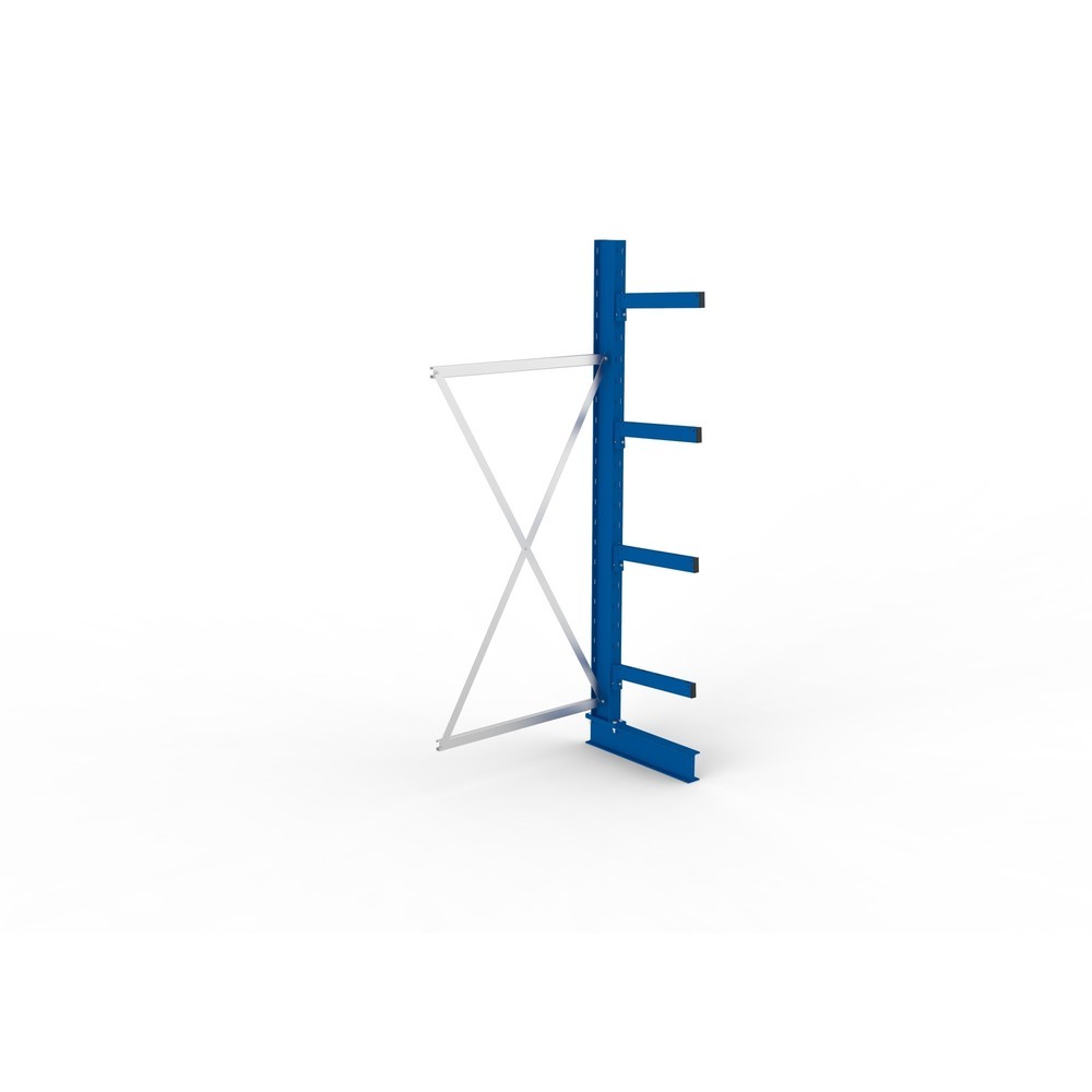 Produktabbildung Nr. 2: Travée auxiliaire de rayonnage cantilever META, unilatéral, capacité de charge par bras 430 kg, H x l x P 2 500 x 1 030 x 730 mm