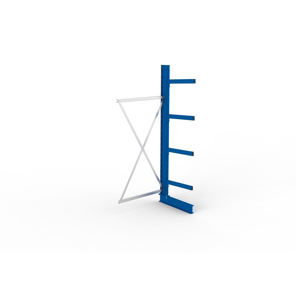 Produktabbildung Nr. 2: Travée auxiliaire de rayonnage cantilever META, unilatéral, capacité de charge par bras 355 kg, H x l x P 2 500 x 1 030 x 830 mm