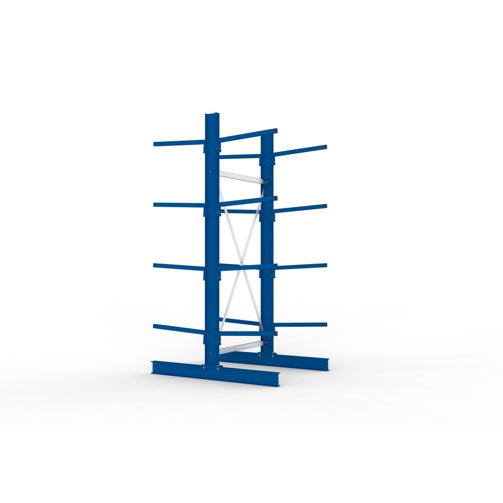 Produktabbildung Nr. 2: Module de base de rayonnage cantilever META, double accès, capacité de charge par bras 140 kg, H x l x P 2 500 x 1 094 x 1 420 mm
