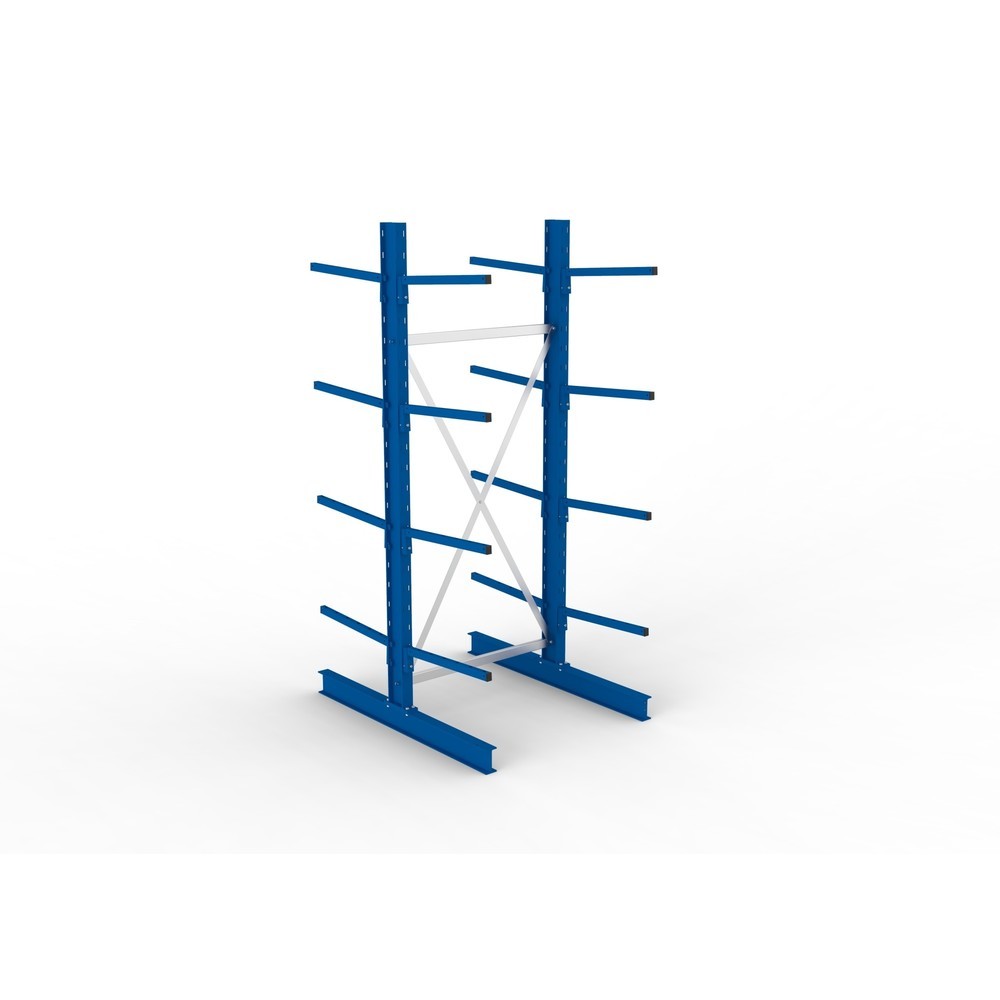 Produktabbildung Nr. 4: Module de base de rayonnage cantilever META, double accès, capacité de charge par bras 140 kg, H x l x P 2 500 x 1 094 x 1 420 mm