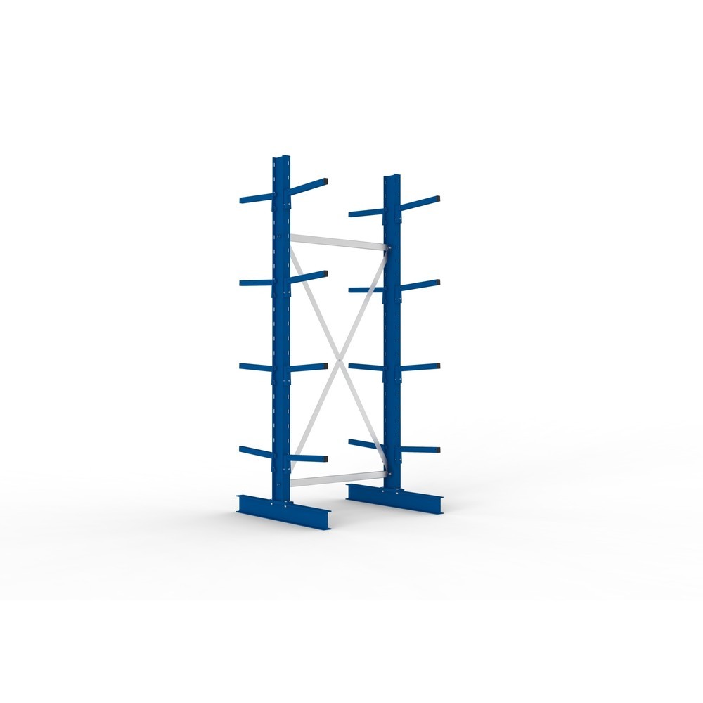 Produktabbildung Nr. 1: Module de base de rayonnage cantilever META, double accès, capacité de charge par bras 220 kg, H x l x P 2 500 x 1 094 x 1 020 mm