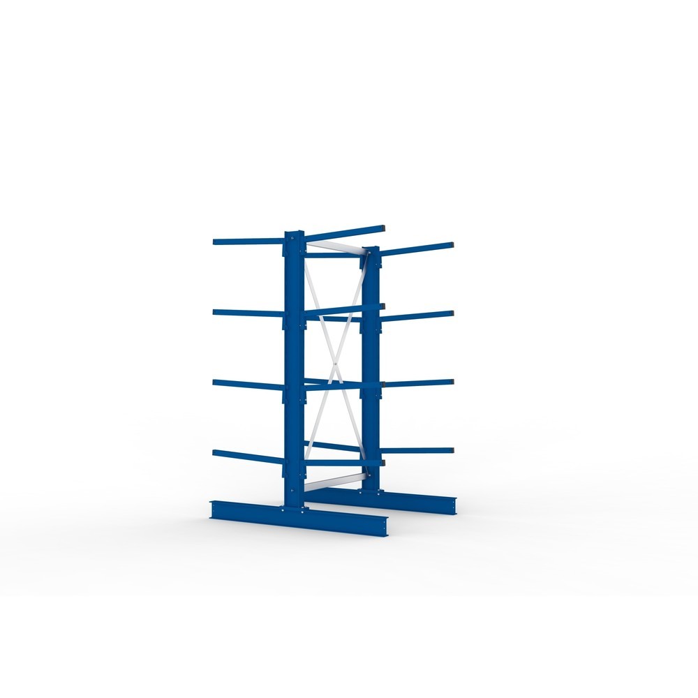 Produktabbildung Nr. 2: Module de base de rayonnage cantilever META, double accès, capacité de charge par bras 140 kg, H x l x P 2 000 x 1 094 x 1 420 mm