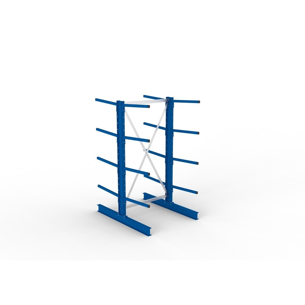 Produktabbildung Nr. 4: Module de base de rayonnage cantilever META, double accès, capacité de charge par bras 140 kg, H x l x P 2 000 x 1 094 x 1 420 mm