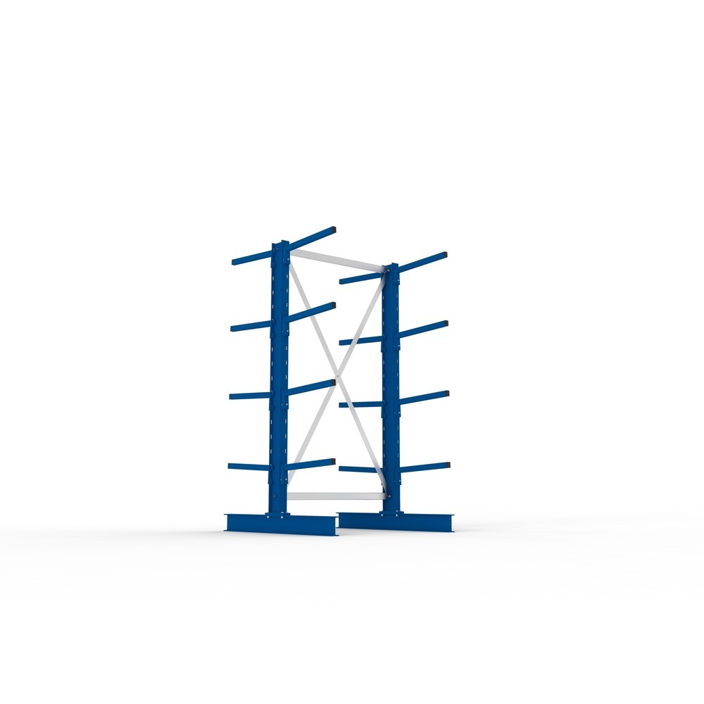 Produktabbildung Nr. 3: Module de base de rayonnage cantilever META, double accès, capacité de charge par bras 175 kg, H x l x P 2 000 x 1 094 x 1 220 mm