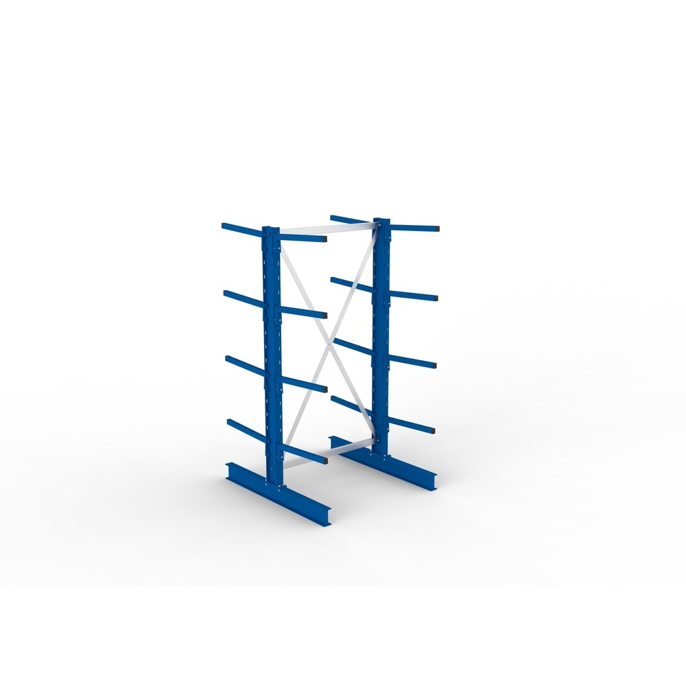 Produktabbildung Nr. 4: Module de base de rayonnage cantilever META, double accès, capacité de charge par bras 175 kg, H x l x P 2 000 x 1 094 x 1 220 mm