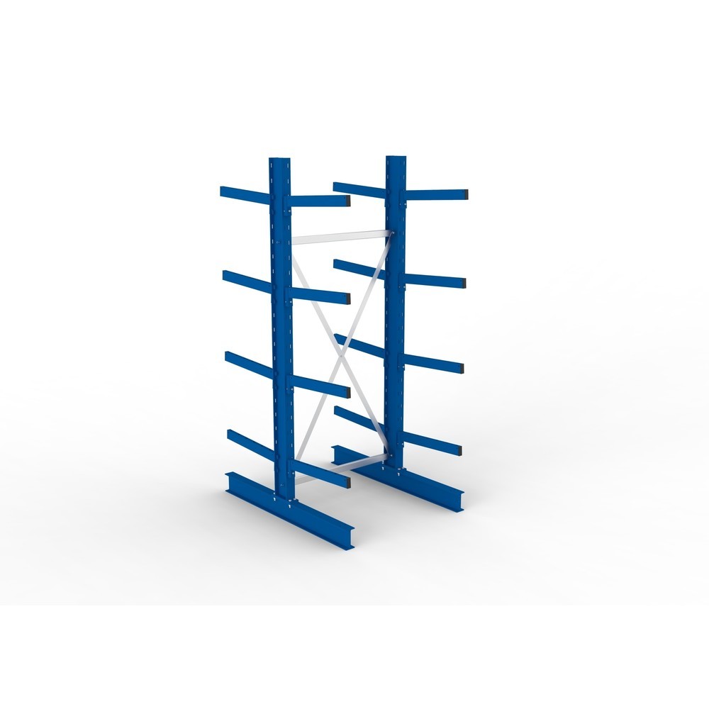 Produktabbildung Nr. 2: Module de base de rayonnage cantilever META, double accès, capacité de charge par bras 355 kg, H x l x P 2 500 x 1 103 x 1 440 mm