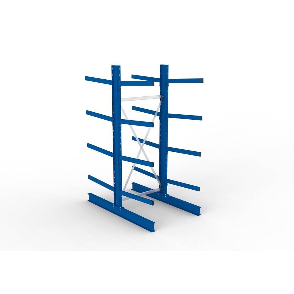 Produktabbildung Nr. 2: Module de base de rayonnage cantilever META, double accès, capacité de charge par bras 250 kg, H x l x P 2 500 x 1 103 x 1 840 mm