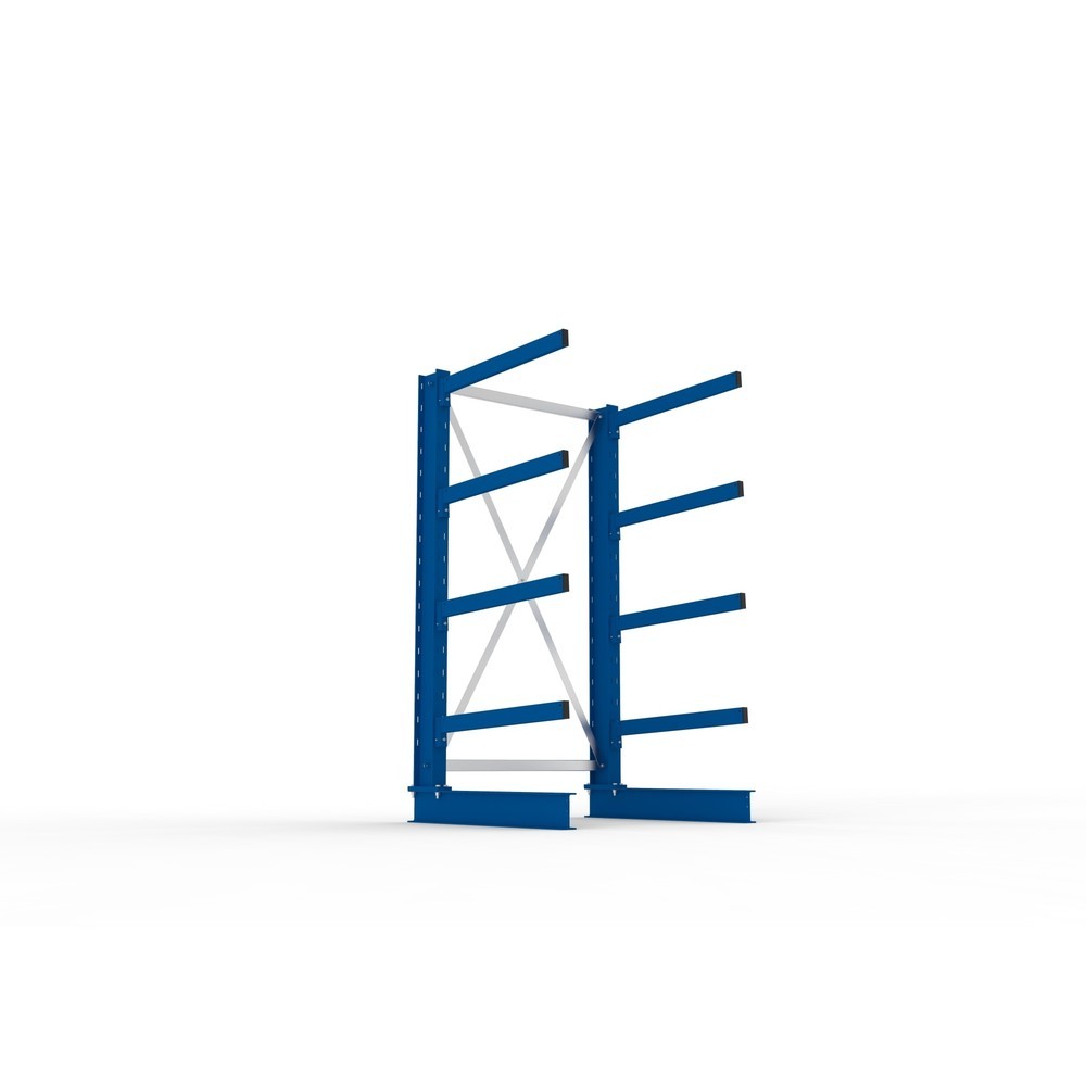 Produktabbildung Nr. 3: Rayonnage cantilever META, module de base, unilatéral, capacité de charge par bras 250 kg, H x l x P 2 000 x 1 103 x 1 030 mm