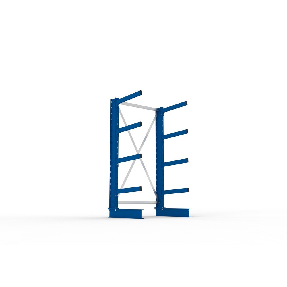 Produktabbildung Nr. 3: Rayonnage cantilever META, module de base, unilatéral, capacité de charge par bras 250 kg, H x l x P 2 000 x 1 103 x 830 mm