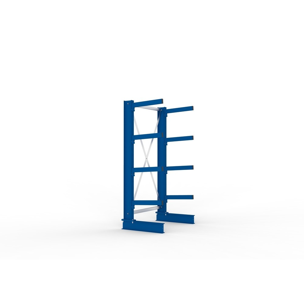 Produktabbildung Nr. 2: Rayonnage cantilever META, module de base, unilatéral, capacité de charge par bras 430 kg, H x l x P 2 000 x 1 103 x 730 mm