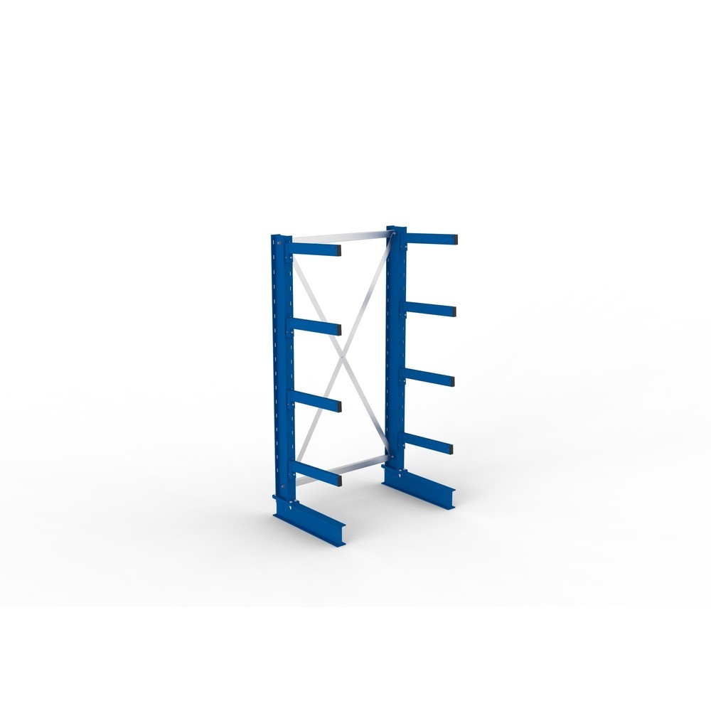 Produktabbildung Nr. 4: Rayonnage cantilever META, module de base, unilatéral, capacité de charge par bras 430 kg, H x l x P 2 000 x 1 103 x 730 mm