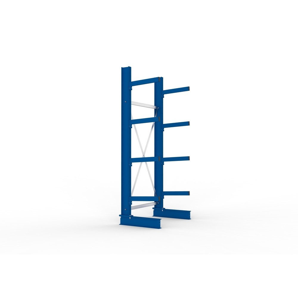 Produktabbildung Nr. 4: Rayonnage cantilever META, module de base, unilatéral, capacité de charge par bras 430 kg, H x l x P 2 500 x 1 103 x 730 mm