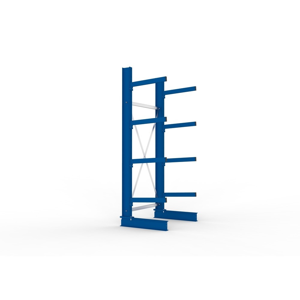 Produktabbildung Nr. 4: Rayonnage cantilever META, module de base, unilatéral, capacité de charge par bras 250 kg, H x l x P 2 500 x 1 103 x 830 mm
